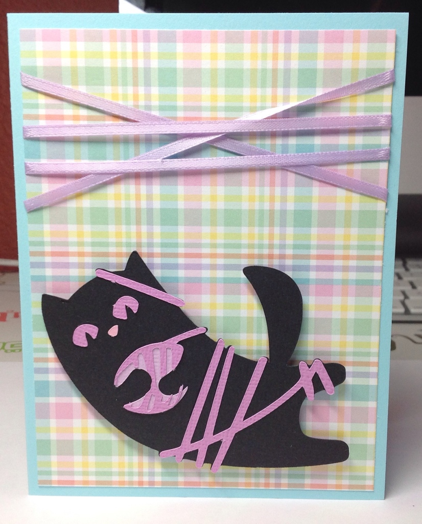 Kitty Thank You Card
